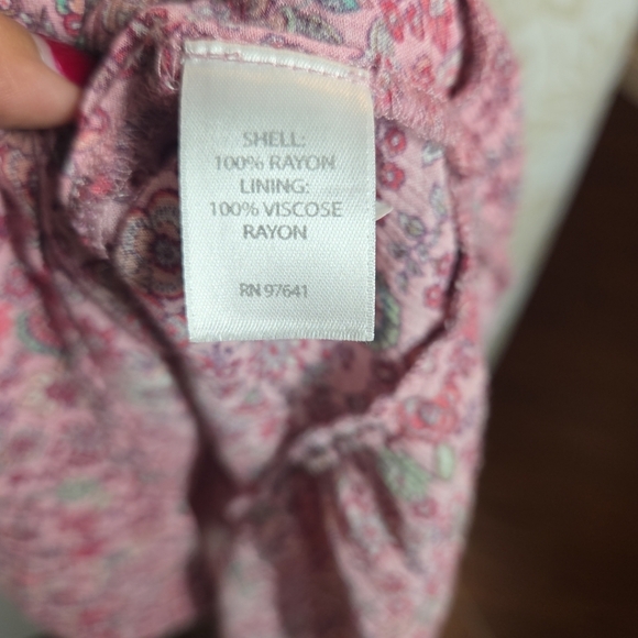 J Jill Women Floral Paisley Lined Rayon Maxi Dress Sz L Prairie Country Coastal - Picture 6 of 10